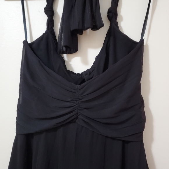 Yigal Azrouel Greecian Halter Dress Black 1 XS - Picture 8 of 9